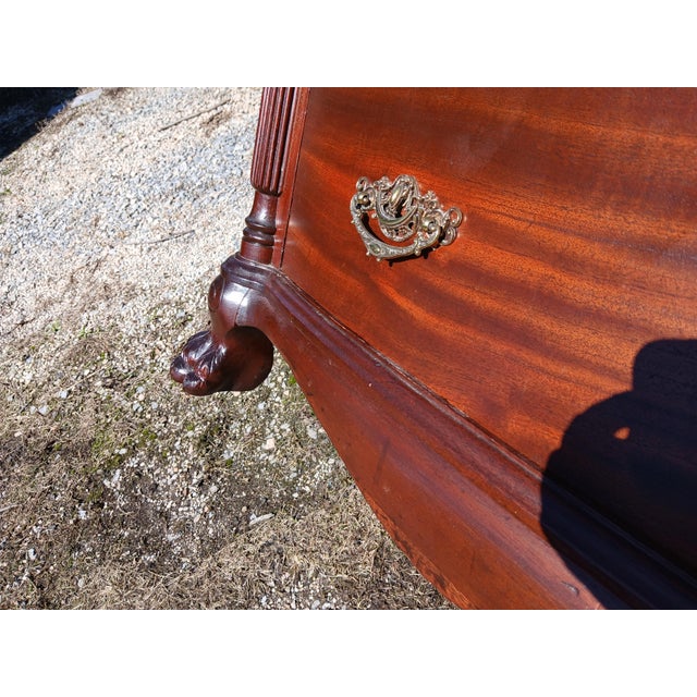Antique Walnut Eastlake Victorian Chest of Drawers With 6 Drawers 1870s For Sale - Image 14 of 17
