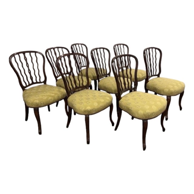 Eight Theodore Alexander Althorp Living History Dining Chairs For Sale