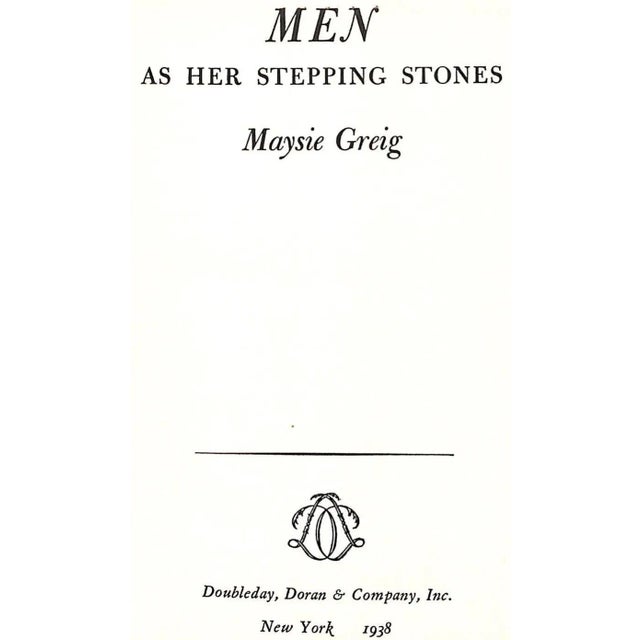 Traditional "Men as Her Stepping Stones" 1938 Greig, Maysie For Sale - Image 3 of 5
