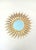 Metal Vintage Spanish Gilt Metal Sunburst Mirror, 1960s For Sale - Image 7 of 7