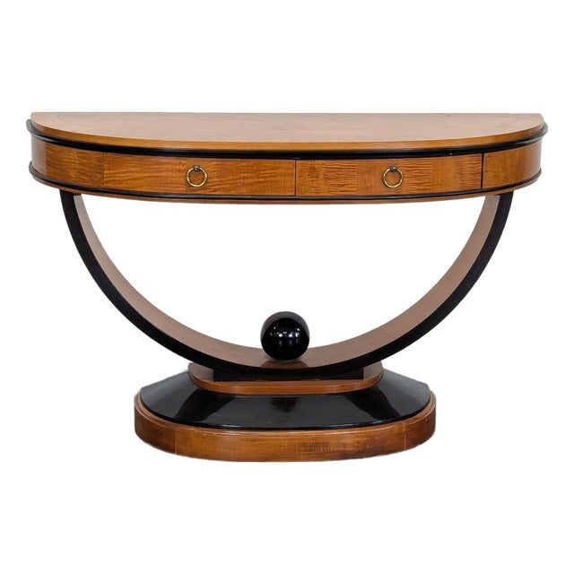 Vintage National Mt. Airy Vienna Console Table For Sale