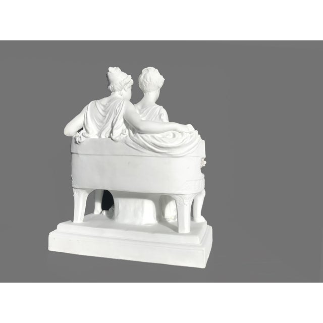 Victorian Porcelain Figural Group Edouard Lanteri Sculpture White Sevres Style Tariff Free Delivery For Sale - Image 6 of 13