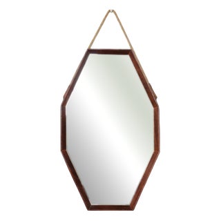 Octagonal Wall Mirror, 1950s For Sale
