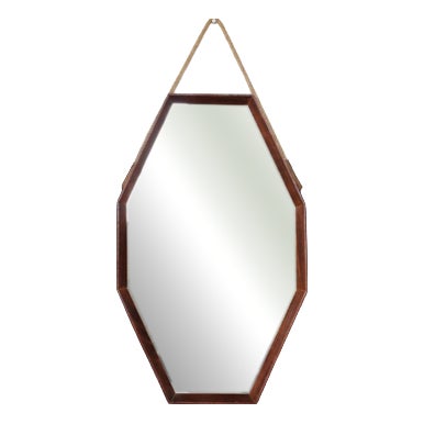 Octagonal Wall Mirror, 1950s For Sale