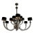Donghia Fontana 12 Arm Italian Glass Chandelier For Sale