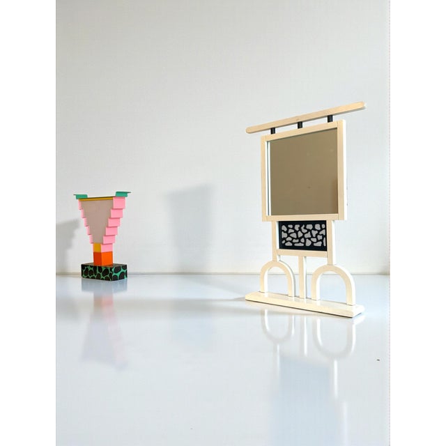 Memphis Mirror by George Sowden for Memphis Milano, 1986 For Sale - Image 3 of 12