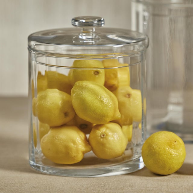Ideal for decorating and displays, this optic canister shelters your favorite sweets with sophistication! A subtle ribbed...
