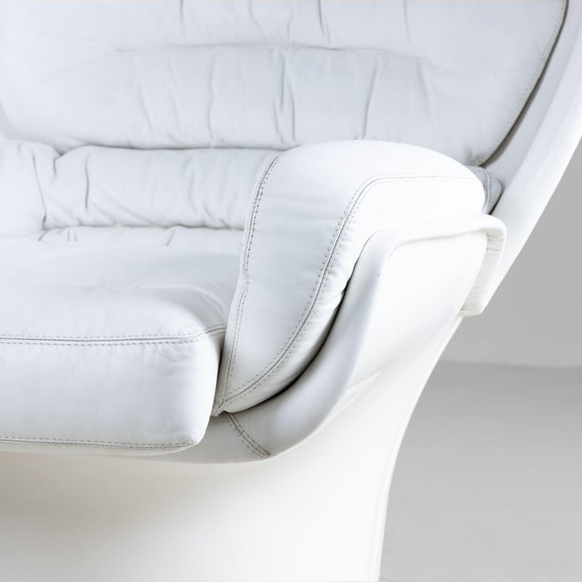 Animal Skin Elda Armchairs by Joe Colombo for Conforti, 1970, Set of 2 For Sale - Image 7 of 15