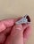 14.5 Carat Cushion Shape Rhodolite Garnet and 2 Carat Diamond Ring 18 Karat Gold For Sale - Image 13 of 18