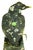 An early 20th century American shooting gallery target in the form of a black crow with several coats of old paint. The...