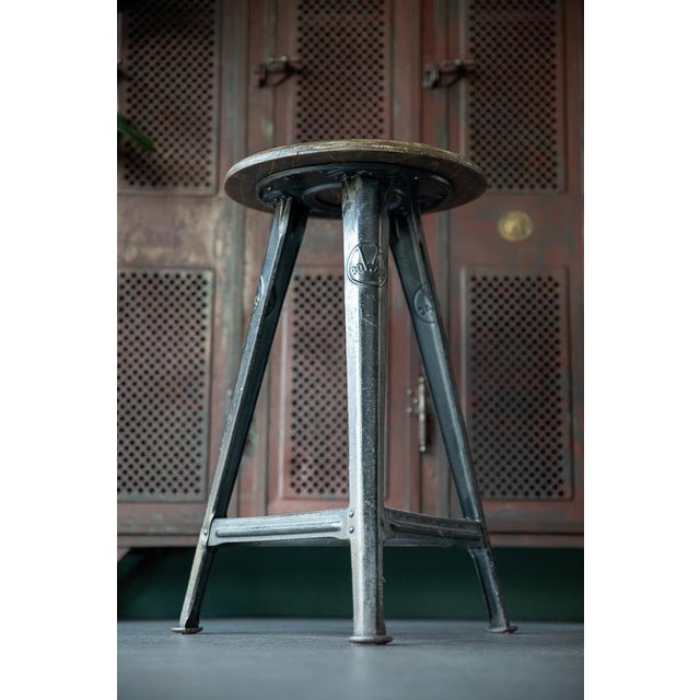 Vintage High Stool from Rowac, 1930s For Sale - Image 11 of 11