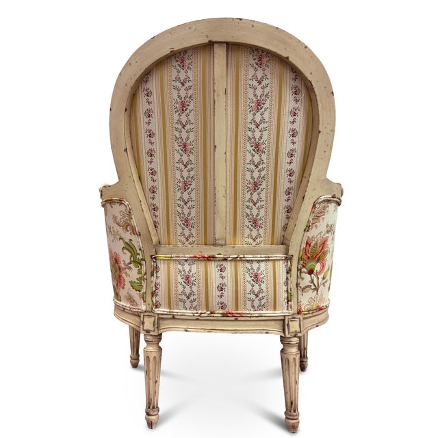 1960s Vintage French Bergère Armchairs by Yale R. Burge For Sale - Image 5 of 12