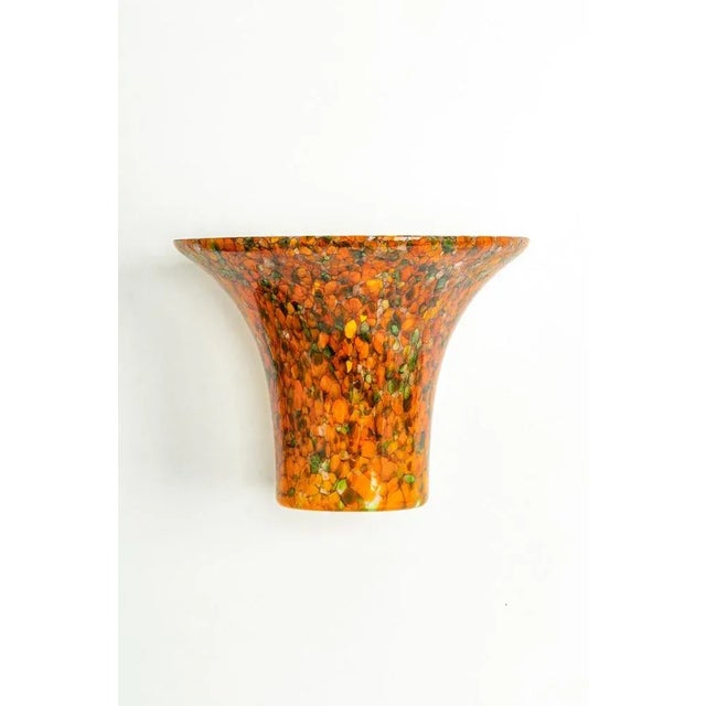 Metal Murano Glass Wall Sconce from Peill & Putzler, Germany For Sale - Image 7 of 10