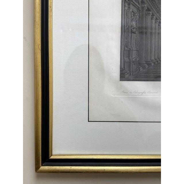 19th Century Engraving of the Interior of the Basilica of Santa Maria Maggiore in Rome For Sale - Image 12 of 15