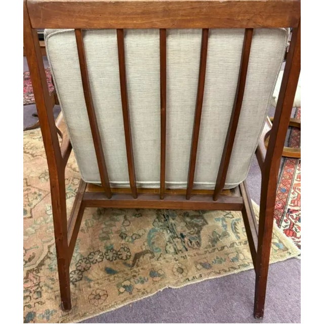 Mid 20th Century Mid Century Wood Club Chair For Sale - Image 5 of 9