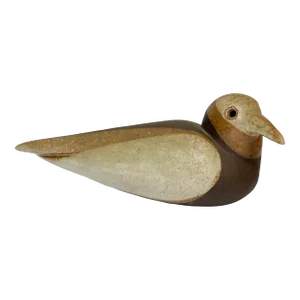 Rare Vintage Jiri Kemr Czechoslovakian Ceramic Bird / Duck Sculpture Czech Art