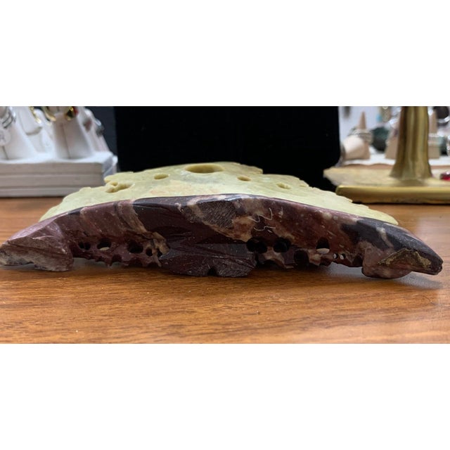 Antique Handcarved Soapstone Sculpture of Grape Vine For Sale In San Francisco - Image 6 of 7