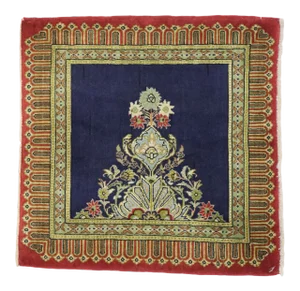 Mid 20th Century Vintage Persian Kerman Accent Rug, 02'02 X 02'02