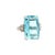 Contemporary 10.25 Carat Aquamarine Diamond Platinum Ring, Size 4.75 For Sale - Image 3 of 6