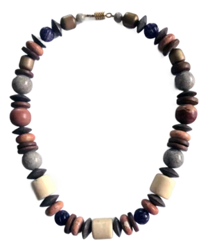 Mid 20th Century Muscle Shoals Stone Revival Necklace