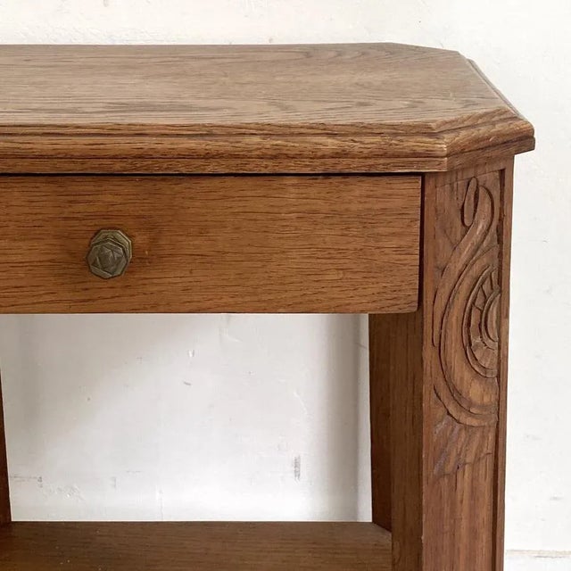 Wood Art Deco Side Table or End Table, 1930s For Sale - Image 7 of 10