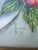 1970s Red “Florida Hibiscus” Flower Painting Signed & Framed For Sale - Image 4 of 6
