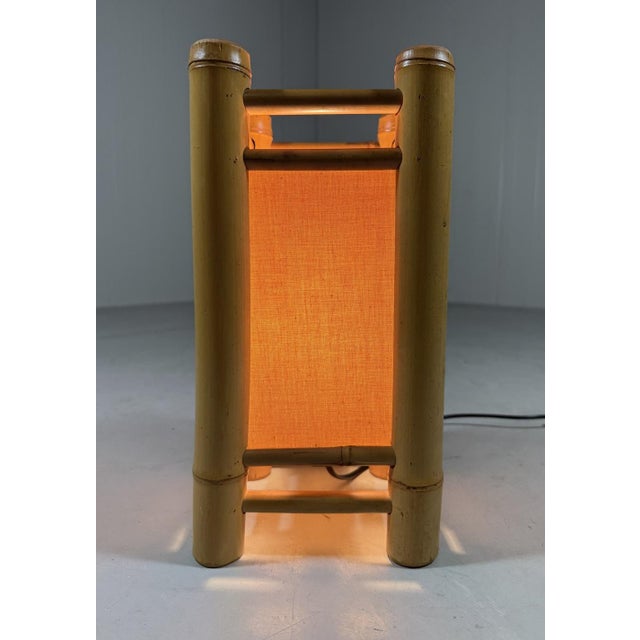 Rattan Table Lamp, 1970s For Sale - Image 9 of 16