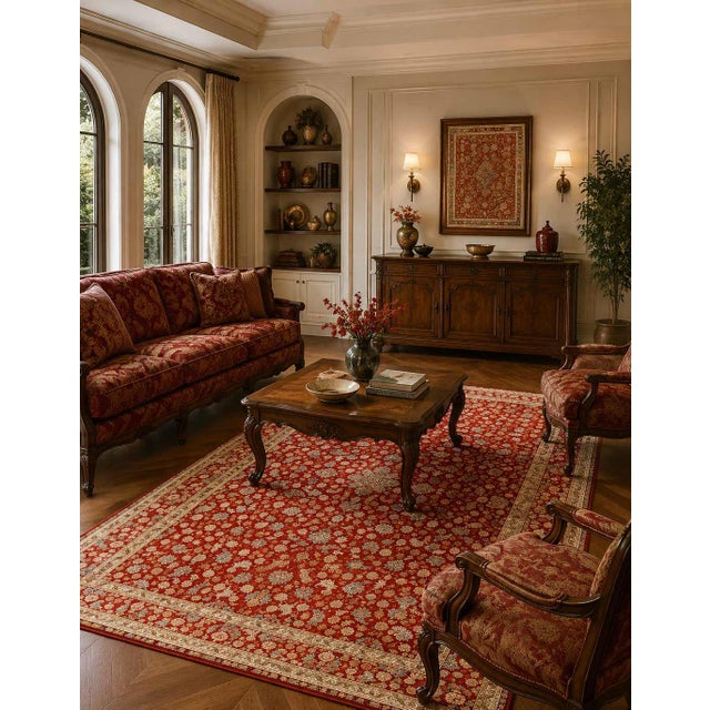 Pasargad DC Exquisite Design Paris Palace Fine Power Loom v. Silk Rug For Sale - Image 4 of 4