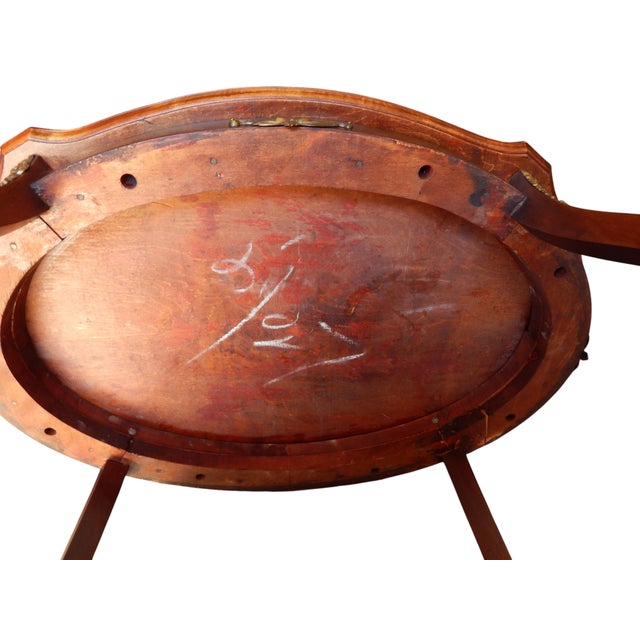 Louis XV Style Mahogany Two-Tier Center Table, Early Century For Sale - Image 11 of 11