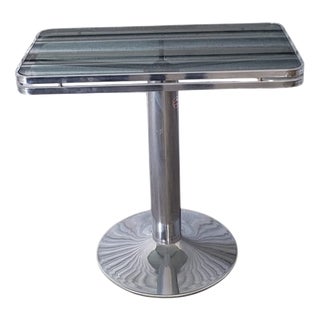 Glass Console Table by Allegri, Italy, 1970s For Sale