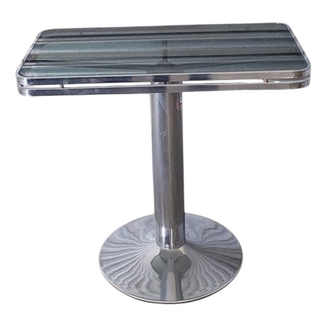 Glass Console Table by Allegri, Italy, 1970s For Sale