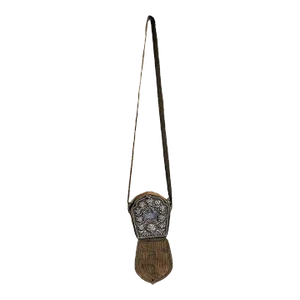 Vintage Tibetan Buddhist Ghau Traveling Prayer Bag Wall Hanging