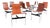 T Katavolos, Kelley and Littell 1960 Chairs, Set of 10 For Sale