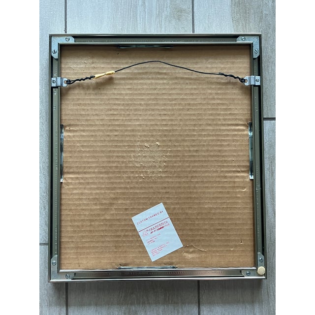 Mid 20th Century Original Johnny Friedlaender Aquatint Etching - Rare Small Format, Signed, Numbered XLV/L (45/50) For Sale - Image 10 of 10