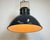 French Industrial Dark Blue Enamel Pendant Lamp from Mazda, 1960s For Sale - Image 13 of 18
