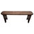 Antique Italian Minimal Rustic Wooden Bench, 1890s For Sale - Image 9 of 9