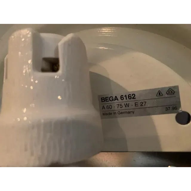 Metal 1970s Opal Glass Light Fixtures From Germany (Not Wired) For Sale - Image 7 of 8