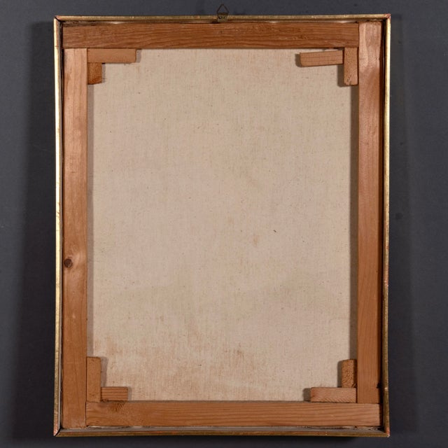 Umberto Carabella, Footballer Carlo Galli, 1955, Oil on Canvas For Sale - Image 9 of 10