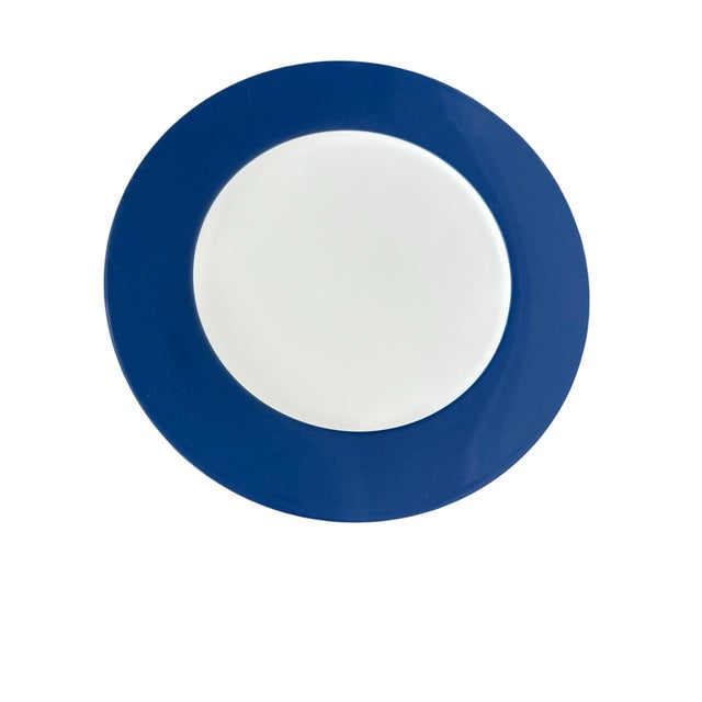 Villeroy & Boch Villeroy & Boch Indian Blue Charger Plates - Set of 4 For Sale - Image 4 of 9
