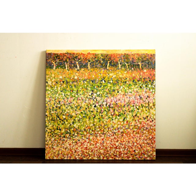 Artist Andrei Sitsko "The Garden" Modern Original Painting For Sale - Image 10 of 13