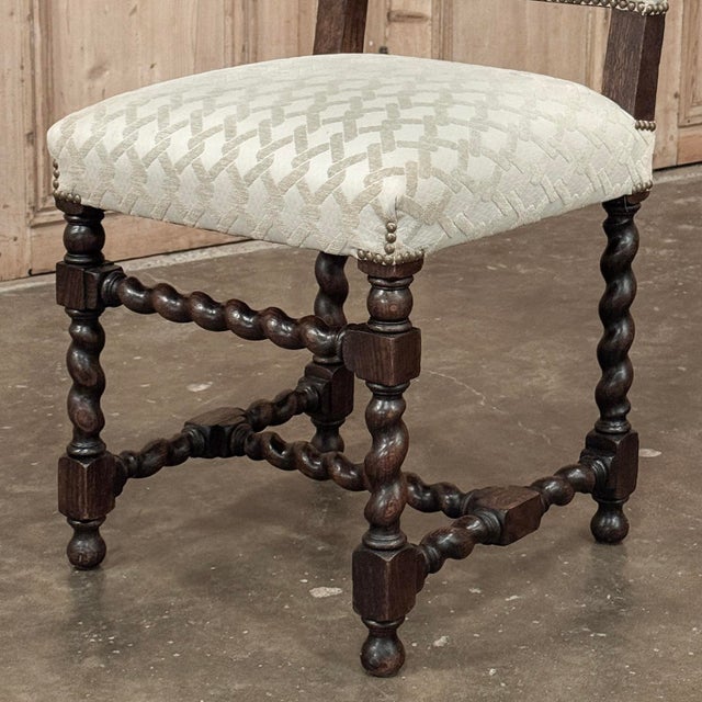 Set of 6 Antique 19th Century Renaissance Revival Oak Dining Chairs For Sale - Image 18 of 18