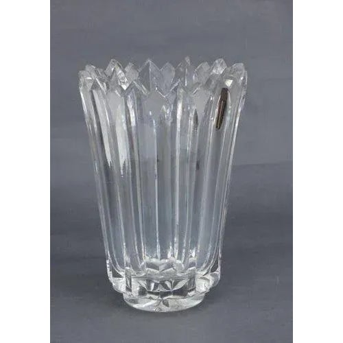 First half of 20th century. Ilguciema glass factory, Latvia. Crystal, author`s work. 26x18 cm.