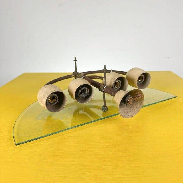 Vintage 5-Light Wall Sconce For Sale - Image 6 of 9