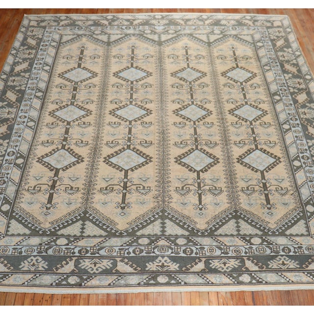 Vintage Anatolian Rug - 10'4" x 11'10" For Sale - Image 4 of 13