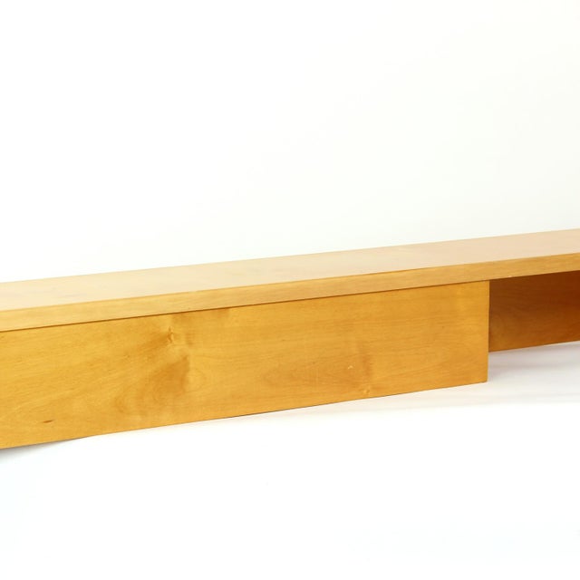 Floating Shelf in Birch from Up Závody, Former Czechoslovakia, 1986 For Sale - Image 6 of 12