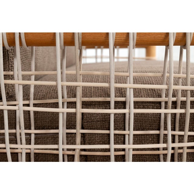 Karl Springer for Karl Springer, LTD Dowelwood Sofa1980c. For Sale - Image 15 of 18