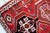 1940s 1940s, Vintage Persian Shiraz Rug, Tribal Triple Medallion, Red Field, 4 X 5 For Sale - Image 5 of 11