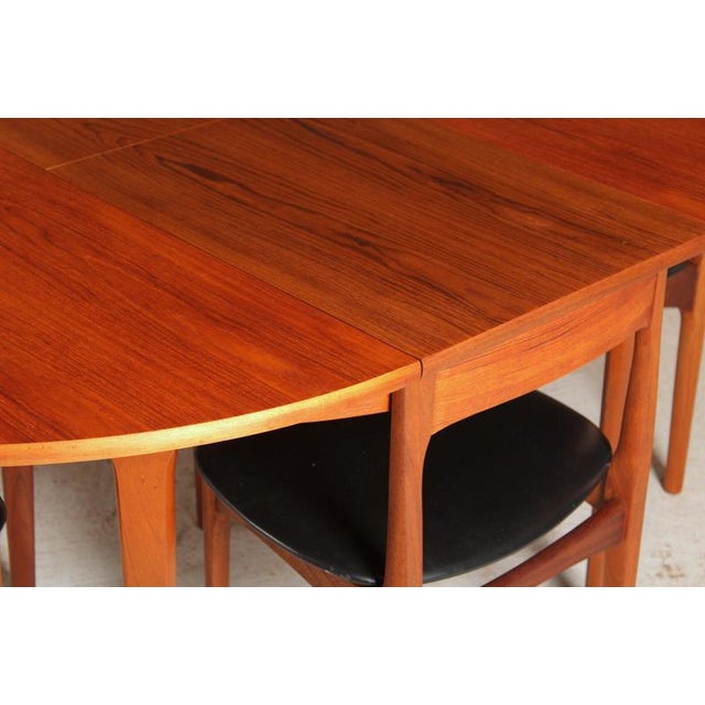 Mid-Century Modern Teak Dining Table and Chairs from Nathan, 1960s, Set of 5 For Sale - Image 10 of 18