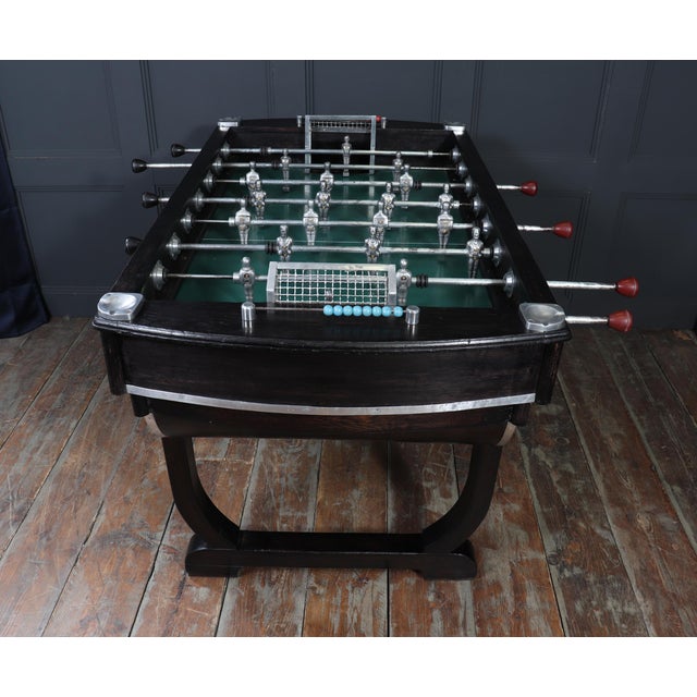 French Oak Coin-Operated Table Football Baby Foot Table, 1929 For Sale - Image 17 of 18