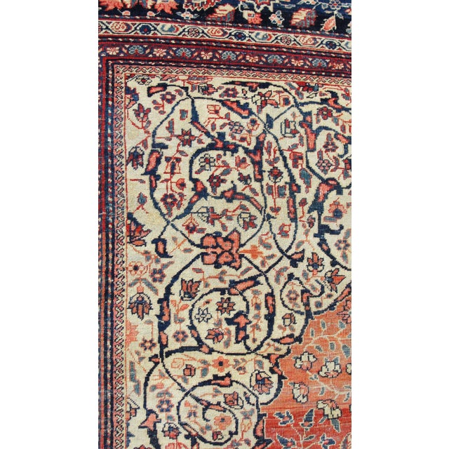 This elegant late-19th-century Persian Sarouk Feraghan carpet is a superb example of one of the most respected weaving...